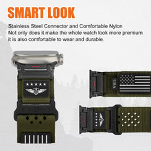 Load image into Gallery viewer, Nylon Fabric Apple Watch Band - 4 Color Options 42 - 49mm Axios Bands
