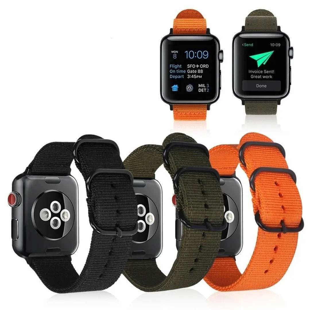 Nylon Fabric Apple Watch Bands 10 color options Axios Bands
