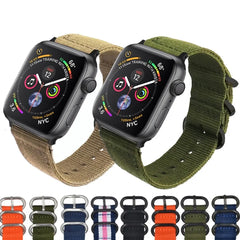 Nylon Fabric Apple Watch Bands - 13 color options 38mm - 49mm -