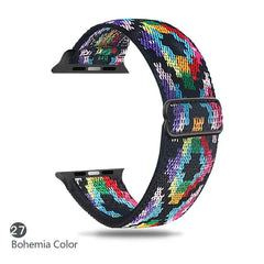 Nylon Fabric Apple Watch Bands - 80 color options 38mm - 49mm -