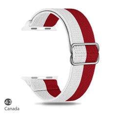 Nylon Fabric Apple Watch Bands - 80 color options 38mm - 49mm -