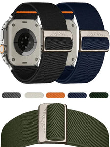 Nylon Fabric Apple Watch Bands with Mountain Slide - 16 color options 38mm - 49mm Axios Bands