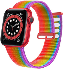Nylon Fabric & Velcro Apple Watch Bands - 18 color options 38mm - 49mm -