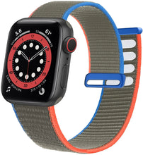 Load image into Gallery viewer, Nylon Fabric &amp; Velcro Apple Watch Bands - 18 color options 38mm - 49mm Axios Bands
