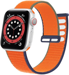 Nylon Fabric & Velcro Apple Watch Bands - 18 color options 38mm - 49mm -