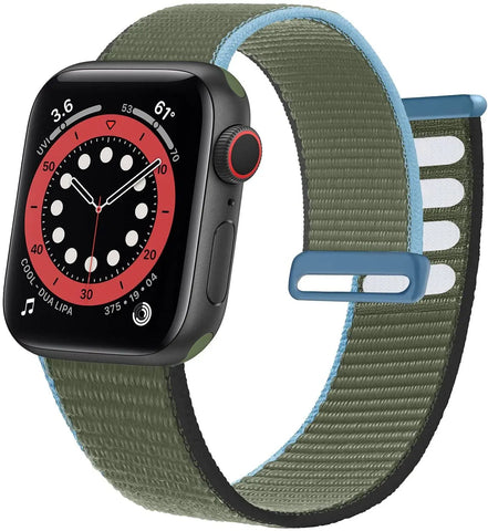 Nylon Fabric & Velcro Apple Watch Bands - 18 color options 38mm - 49mm - 