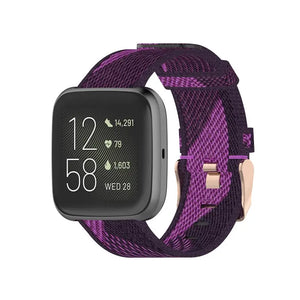 Nylon Fitbit Band For Versa, Versa 2, Versa Lite - 5 color options Axios Bands