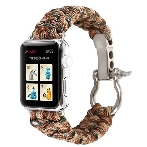 Nylon Woven Rope Apple Watch Bands - 9 color options 38mm - 49mm - 