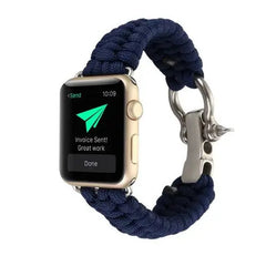 Nylon Woven Rope Apple Watch Bands - 9 color options 38mm - 49mm - 