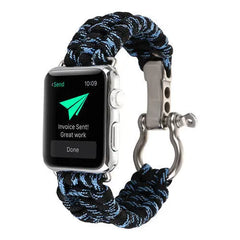 Nylon Woven Rope Apple Watch Bands - 9 color options 38mm - 49mm - 