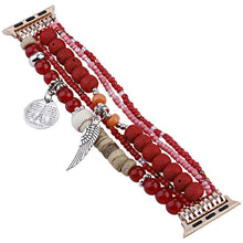 Load image into Gallery viewer, Bohemian Beaded Watch Bands - 6 color options 38mm - 49mm
