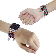 Load image into Gallery viewer, Bohemian Beaded Watch Bands - 6 color options 38mm - 49mm
