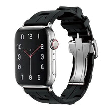Load image into Gallery viewer, Original Soft Rubber Strap with Metal Buckle for Apple Watch Band Axios Bands