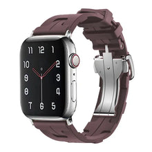 Load image into Gallery viewer, Original Soft Rubber Strap with Metal Buckle for Apple Watch Band Axios Bands
