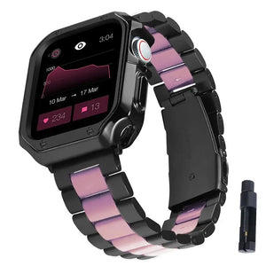 Premium Stainless Steel Band + Case for Apple Watch Ultra 2, 38mm to 49mm - 14 Colors Axios Bands