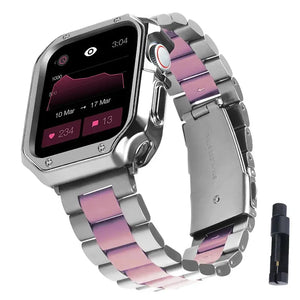 Premium Stainless Steel Band + Case for Apple Watch Ultra 2, 38mm to 49mm - 14 Colors Axios Bands