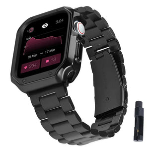 Premium Stainless Steel Band + Case for Apple Watch Ultra 2, 38mm to 49mm - 14 Colors Axios Bands