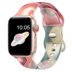 Printed Silicone Apple Watch Band - 7 Color Options 38mm - 49mm - 