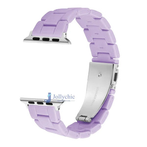 Resin Apple Watch Bands - 12 color options 38mm - 49mm Axios Bands