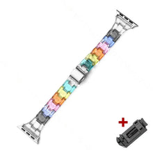 Load image into Gallery viewer, Resin Apple Watch Bands - 16 color options 38mm - 49mm Axios Bands
