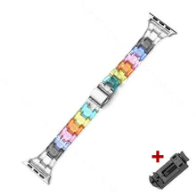 Load image into Gallery viewer, Resin Apple Watch Bands - 16 color options 38mm - 49mm Axios Bands