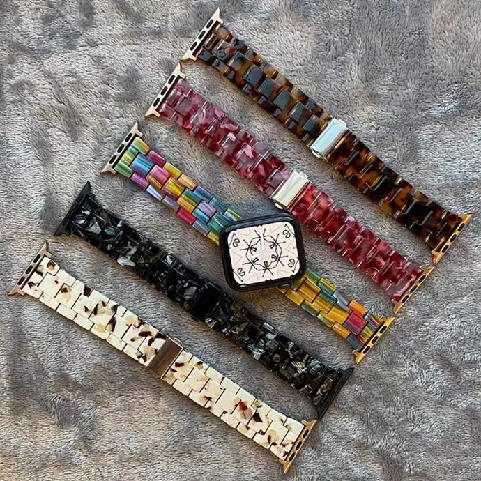 Resin Apple Watch Bands - 26 color options 38mm - 49mm Axios Bands