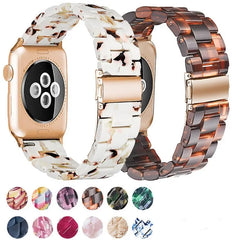 Resin Apple Watch Bands - 43 color options 38mm - 49mm - 