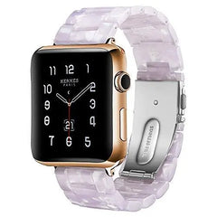 Resin & Metal Apple Watch Bands - 10 color options 38mm - 49mm -
