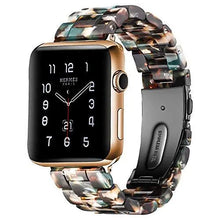 Load image into Gallery viewer, Resin &amp; Metal Apple Watch Bands - 10 color options 38mm - 49mm Axios Bands
