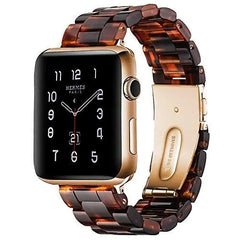 Resin & Metal Apple Watch Bands - 10 color options 38mm - 49mm - 