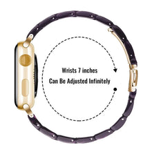 Load image into Gallery viewer, Resin & Metal Apple Watch Bands - 10 color options 38mm - 49mm Axios Bands
