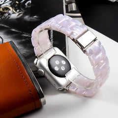 Resin & Metal Apple Watch Bands - 10 color options 38mm - 49mm -