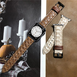 Leather Apple Watch Band - 8 Color Options 38mm - 49mm