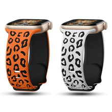 Load image into Gallery viewer, Engraved Two-Tone Silicone Band - 11 color options - 38mm-49mm