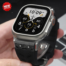 Load image into Gallery viewer, Fluoro rubber Folding Buckle Strap for Apple Watch Watch Band - 14 Colors
