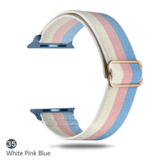 Nylon Fabric Apple Watch Bands - 80 color options 38mm - 49mm -