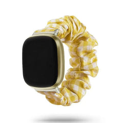 Scrunchie Fitbit Band For Versa 3 / 4 - Sense 1 / 2  (9 color options) -