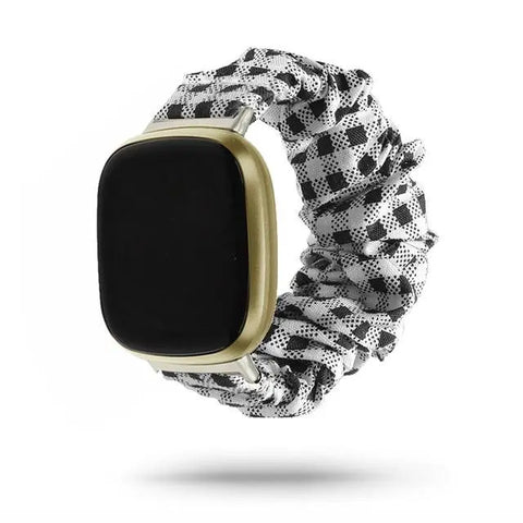 Scrunchie Fitbit Band For Versa 3 / 4 - Sense 1 / 2  (9 color options) - 
