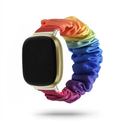 Scrunchie Fitbit Band For Versa 3 / 4 - Sense 1 / 2  (9 color options) -