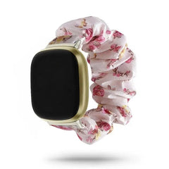 Scrunchie Fitbit Band For Versa 3 / 4 - Sense 1 / 2  (9 color options) -