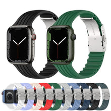 Load image into Gallery viewer, Silicone Apple Watch Bands - 10 color options 38mm - 49mm Axios Bands
