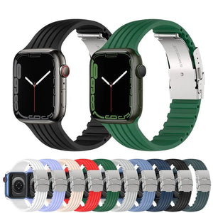 Silicone Apple Watch Bands - 10 color options 38mm - 49mm Axios Bands