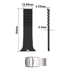 Silicone Apple Watch Bands - 10 color options 38mm - 49mm -