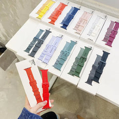 Silicone Apple Watch Bands - 12 color options 38mm - 49mm -
