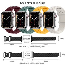 Load image into Gallery viewer, Silicone Apple Watch Bands - 16 color options 38mm - 49mm Axios Bands
