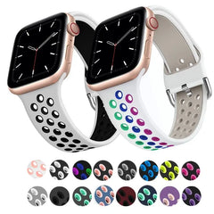 Silicone Apple Watch Bands - 19 color options 38mm - 49mm -