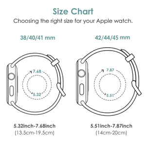 Silicone Apple Watch Bands - 20 color options 38mm - 49mm Axios Bands