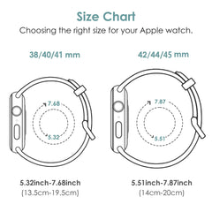 Silicone Apple Watch Bands - 20 color options 38mm - 49mm -