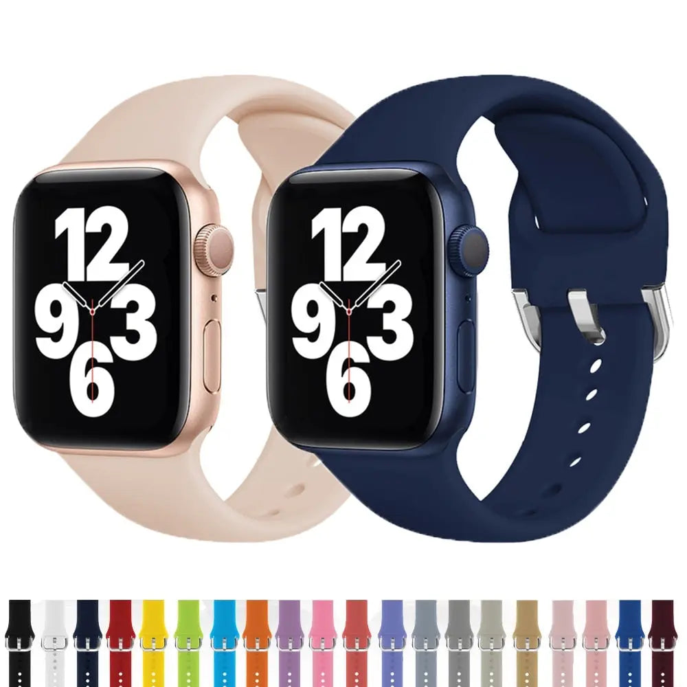 Silicone Apple Watch Band - Reel Reflections Online Retail Sales