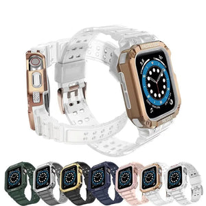 Silicone Apple Watch Bands + CASE - 15 color options 38mm - 45mm Axios Bands